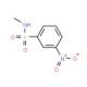 N-Methyl-3-nitrobenzenesulphonamide (CAS 58955-78-5) - chemical structure image