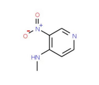 N-methyl-3-nitropyridin-4-amine (CAS 1633-41-6) - chemical structure image