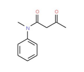 N-methyl-3-oxo-N-phenylbutanamide (CAS 2584-48-7) - chemical structure image