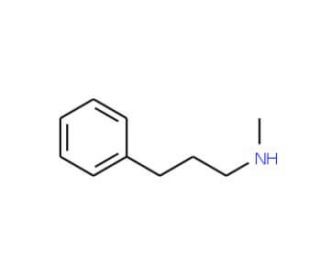 N-Methyl-3-phenylpropylamine (CAS 23580-89-4) - chemical structure image