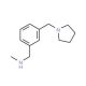 N-Methyl-3-(pyrrolidin-1-ylmethyl)benzylamine (CAS 884507-46-4) - chemical structure image