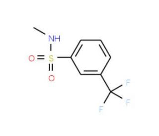N-Methyl-3-(trifluoromethyl)benzenesulfonamide (CAS 882423-09-8) - chemical structure image