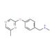 N-Methyl-4-[(6-methylpyrazin-2-yl)oxy]benzylamine (CAS 912569-67-6) - chemical structure image
