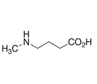 N-Methyl-4-aminobutyric Acid (CAS 1119-48-8) - chemical structure image