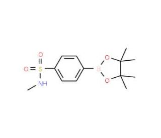 N-Methyl-4-benzenesulfonamideboronic acid pinacol ester (CAS 1073353-47-5) - chemical structure image