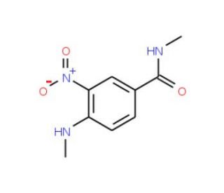 N-methyl-4-(methylamino)-3-nitrobenzamide - chemical structure image