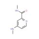 N-Methyl-4-(methylamino)picolinamide (CAS 1065074-98-7) - chemical structure image