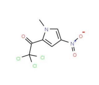 N-Methyl-4-nitro-2-trichloroacetylpyrrole (CAS 120122-47-6) - chemical structure image