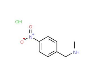 N-Methyl-4-nitrobenzylamine hydrochloride (CAS 19499-60-6) - chemical structure image