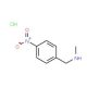 N-Methyl-4-nitrobenzylamine hydrochloride (CAS 19499-60-6) - chemical structure image