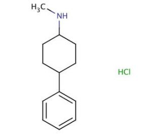 N-methyl-4-phenylcyclohexan-1-amine hydrochloride - chemical structure image