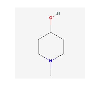 N-Methyl-4-piperidinol (CAS 106-52-5) - chemical structure image