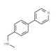N-Methyl-4-(pyridin-4-yl)benzylamine (CAS 852180-64-4) - chemical structure image