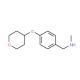 N-Methyl-4-(tetrahydropyran-4-yloxy)benzylamine (CAS 898289-40-2) - chemical structure image