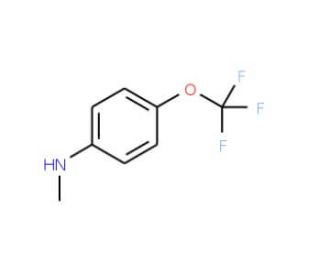 N-Methyl-4-(trifluoromethoxy)aniline (CAS 41419-59-4) - chemical structure image
