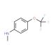 N-Methyl-4-(trifluoromethoxy)aniline (CAS 41419-59-4) - chemical structure image