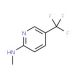 N-Methyl-5-(trifluoromethyl)-2-pyridinamine (CAS 937602-15-8) - chemical structure image