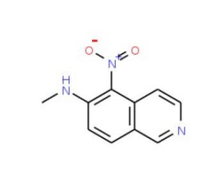 N-Methyl-8-nitro-7-isoquinolinamine (CAS 148556-87-0) - chemical structure image