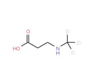 N-Methyl-&beta;-alanine-d3 - chemical structure image