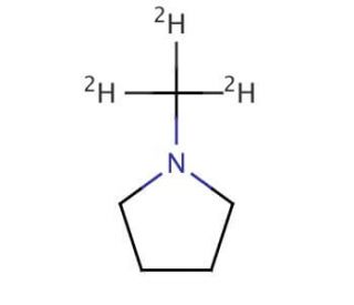 N-Methyl-d3-pyrrolidine (CAS 77422-30-1) - chemical structure image