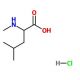 N-Methyl-DL-leucine hydrochloride (CAS 2566-33-8) - chemical structure image
