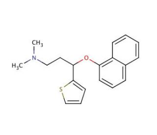 N-Methyl Duloxetine (CAS 132335-46-7) - chemical structure image