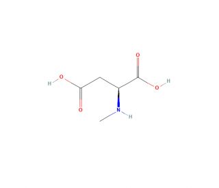 N-Methyl-L-aspartic acid (CAS 4226-18-0) - chemical structure image