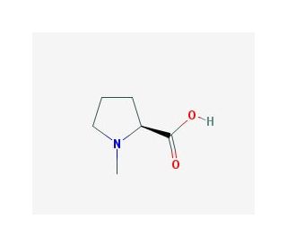 N-Methyl-L-proline (CAS 475-11-6) - chemical structure image