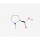 N-Methyl-L-proline (CAS 475-11-6) - chemical structure image