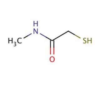 N-(Methyl)mercaptoacetamide (CAS 20938-74-3) - chemical structure image