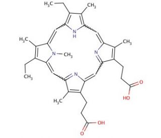 N-Methyl Mesoporphyrin IX (CAS 142234-85-3) - chemical structure image