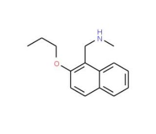 N-methyl-N-[(2-propoxy-1-naphthyl)methyl]amine - chemical structure image