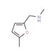 N-methyl-N-[(5-methyl-2-furyl)methyl]amine (CAS 14668-91-8) - chemical structure image