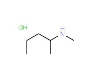 N-methyl-N-(1-methylbutyl)amine hydrochloride - chemical structure image
