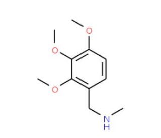 N-methyl-N-(2,3,4-trimethoxybenzyl)amine - chemical structure image