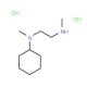 N-methyl-N-[2-(methylamino)ethyl]cyclohexanamine dihydrochloride - chemical structure image