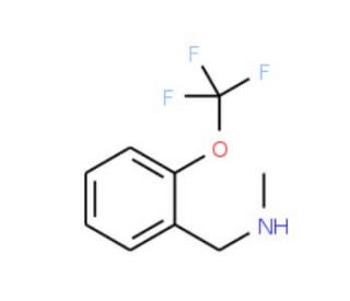 N-methyl-N-[2-(trifluoromethoxy)benzyl]amine - chemical structure image