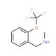 N-methyl-N-[2-(trifluoromethoxy)benzyl]amine - chemical structure image