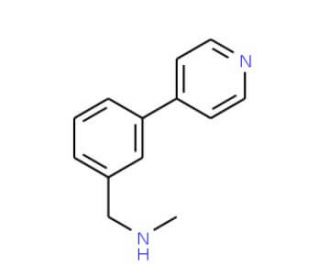 N-Methyl-N-(3-pyridin-4-yl)benzylamine (CAS 852180-67-7) - chemical structure image