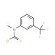 N-Methyl-N-(3-trifluoromethylphenyl)-thiocarbamoyl chloride (CAS 83508-62-7) - chemical structure image