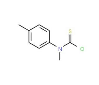 N-Methyl-N-(4-methylphenyl)thiocarbamoyl chloride (CAS 55246-78-1) - chemical structure image