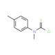 N-Methyl-N-(4-methylphenyl)thiocarbamoyl chloride (CAS 55246-78-1) - chemical structure image