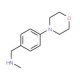 N-Methyl-N-(4-morpholin-4-ylbenzyl)amine (CAS 179328-22-4) - chemical structure image