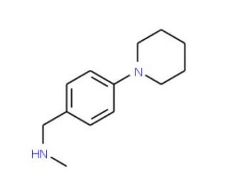 N-Methyl-N-4-(piperidin-1-yl)benzylamine (CAS 852180-55-3) - chemical structure image