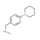 N-Methyl-N-4-(piperidin-1-yl)benzylamine (CAS 852180-55-3) - chemical structure image