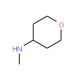 N-Methyl-N-tetrahydro-2H-pyran-4-ylamine (CAS 220641-87-2) - chemical structure image