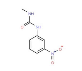 N-methyl-N&prime;-(3-nitrophenyl)urea (CAS 5310-92-9) - chemical structure image