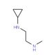 N-Methyl-N′-cyclopropyl ethylenediamine - chemical structure image