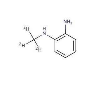 N-Methyl-o-phenylenediamine-d3, Dihydrochloride - chemical structure image