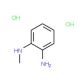 N-Methyl-o-phenylenediamine, Dihydrochloride - chemical structure image